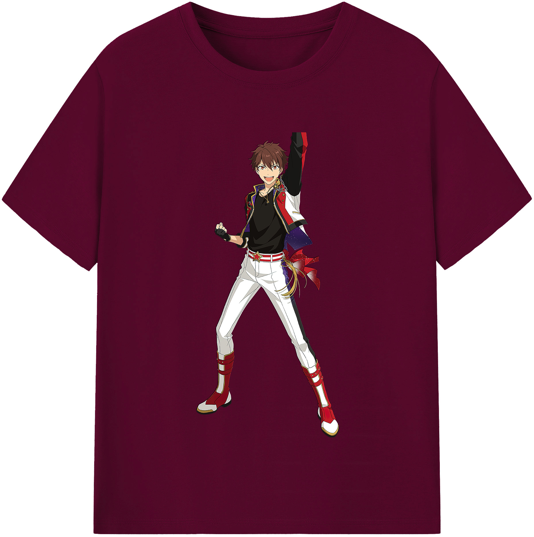 （画像用） あんさんぶるスターズ! Ensemble Stars レディースカジュアルプリントTシャツ（綿100％）